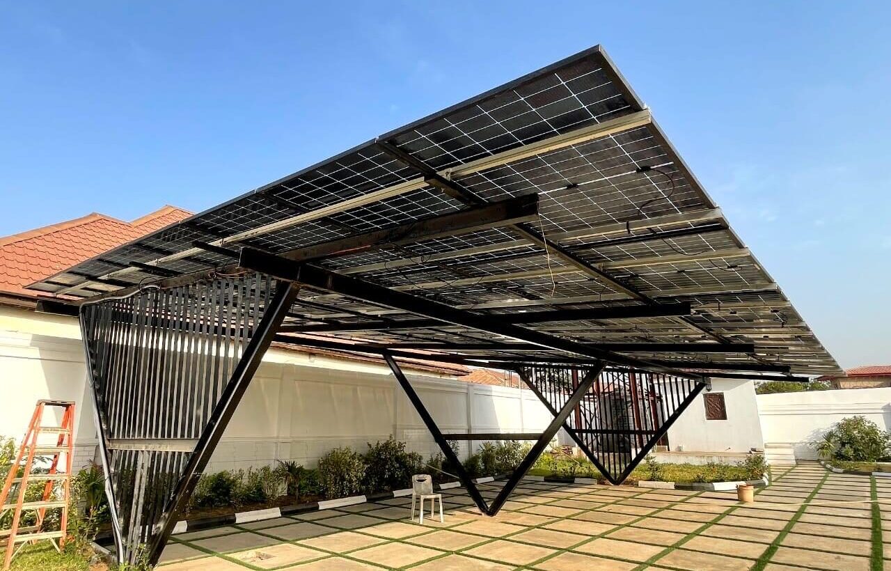 Premium Solar array on carport