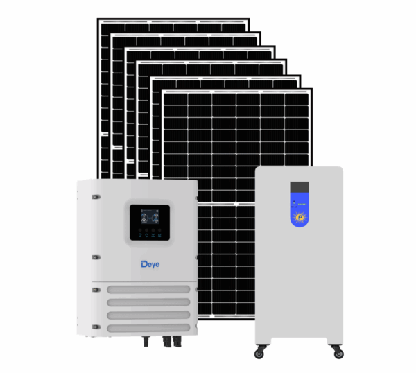 6KW Solar system package with 15KWh Lithium Battery