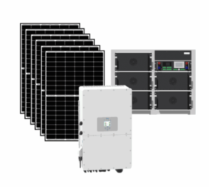 25KW High Voltage Solar system with 75KWh Lithium Battery