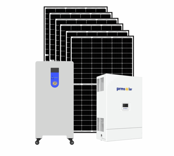 6KW Solar system with 30KWh Lithium Battery