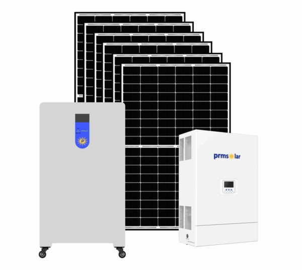 6KW Solar system with 30KWh Lithium Battery