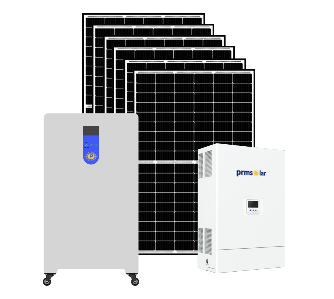 6KW Solar system with 30KWh Lithium Battery